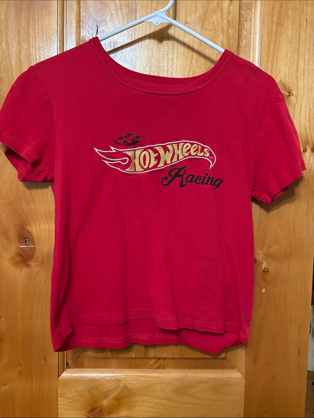 Womens Red Racing Tee